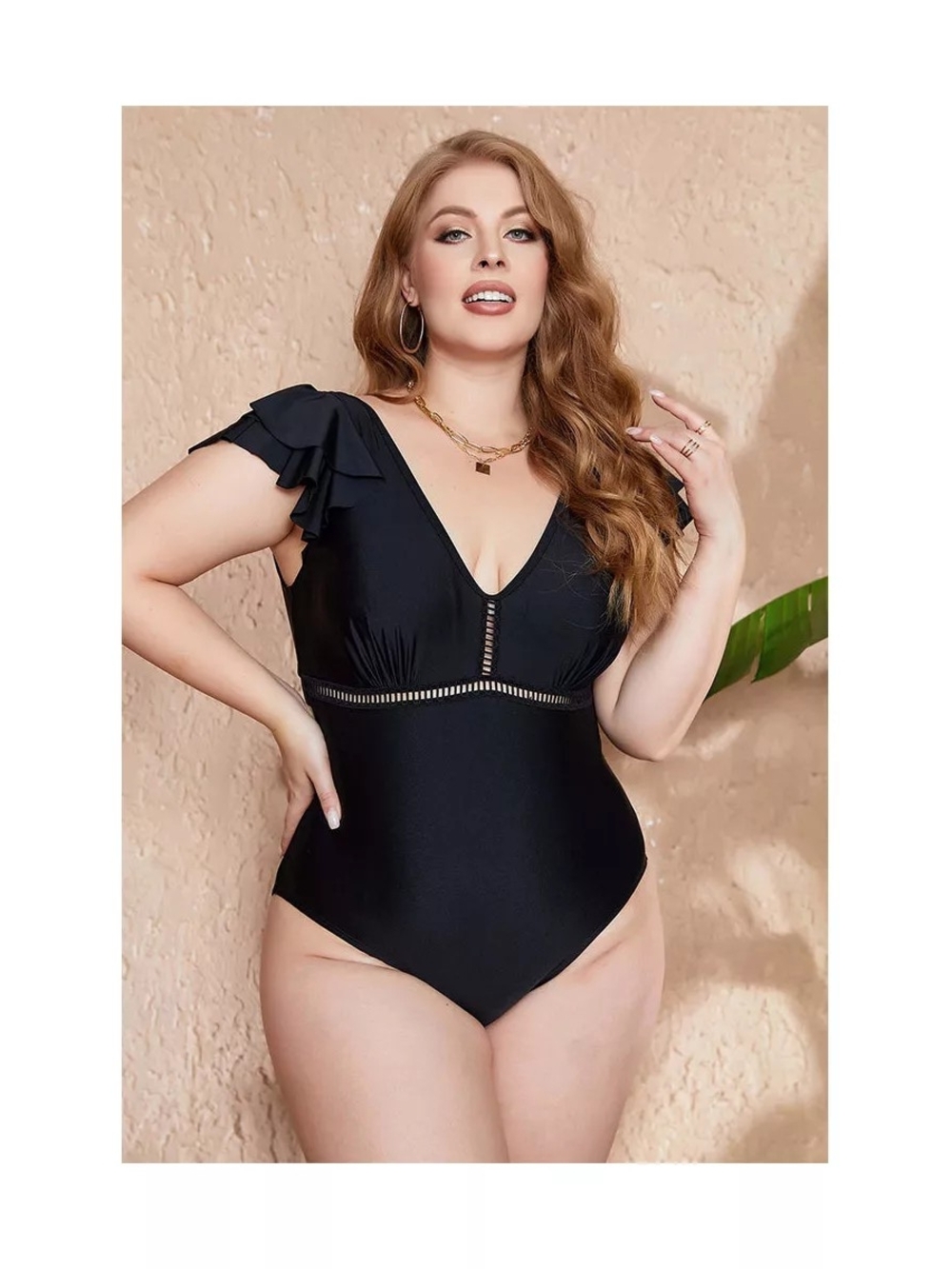 NWT SWIMSUIT- BLACK 3X